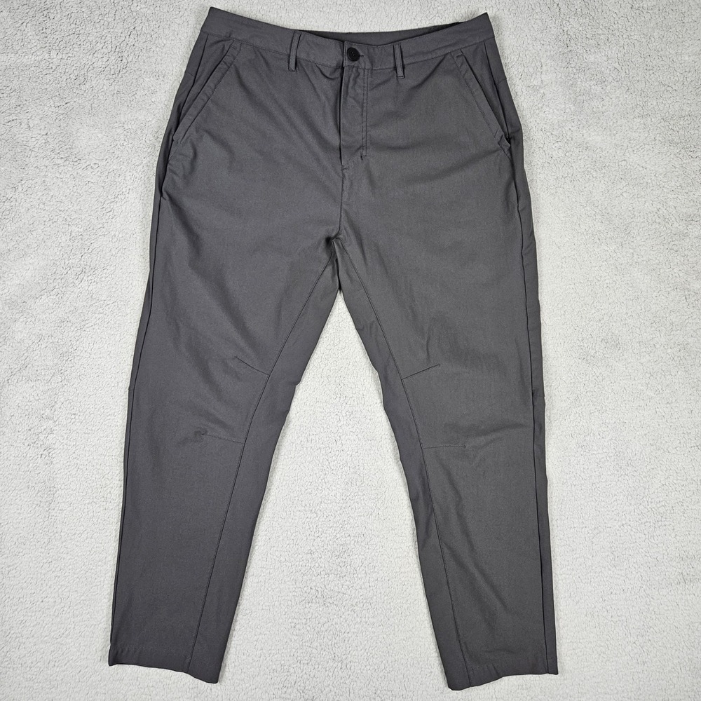 Legends (Men's 36x28)‎ Grey Aviation Pants Tapered Athletic Performance Trouser